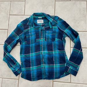 Aeropostale button down plaid shirt